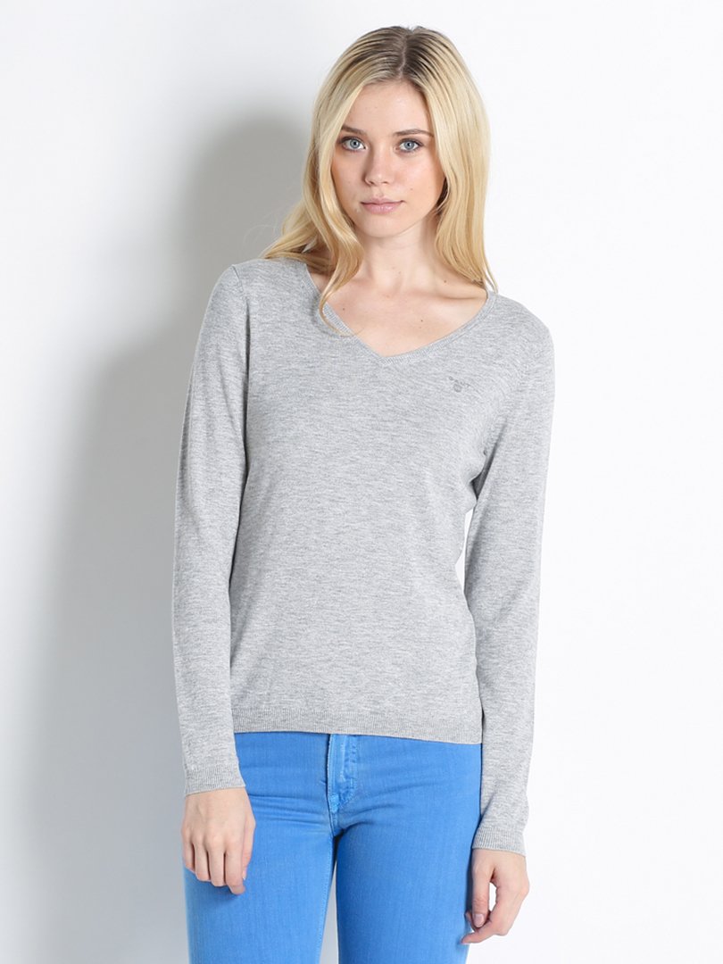 Пуловер сірий | 2596598