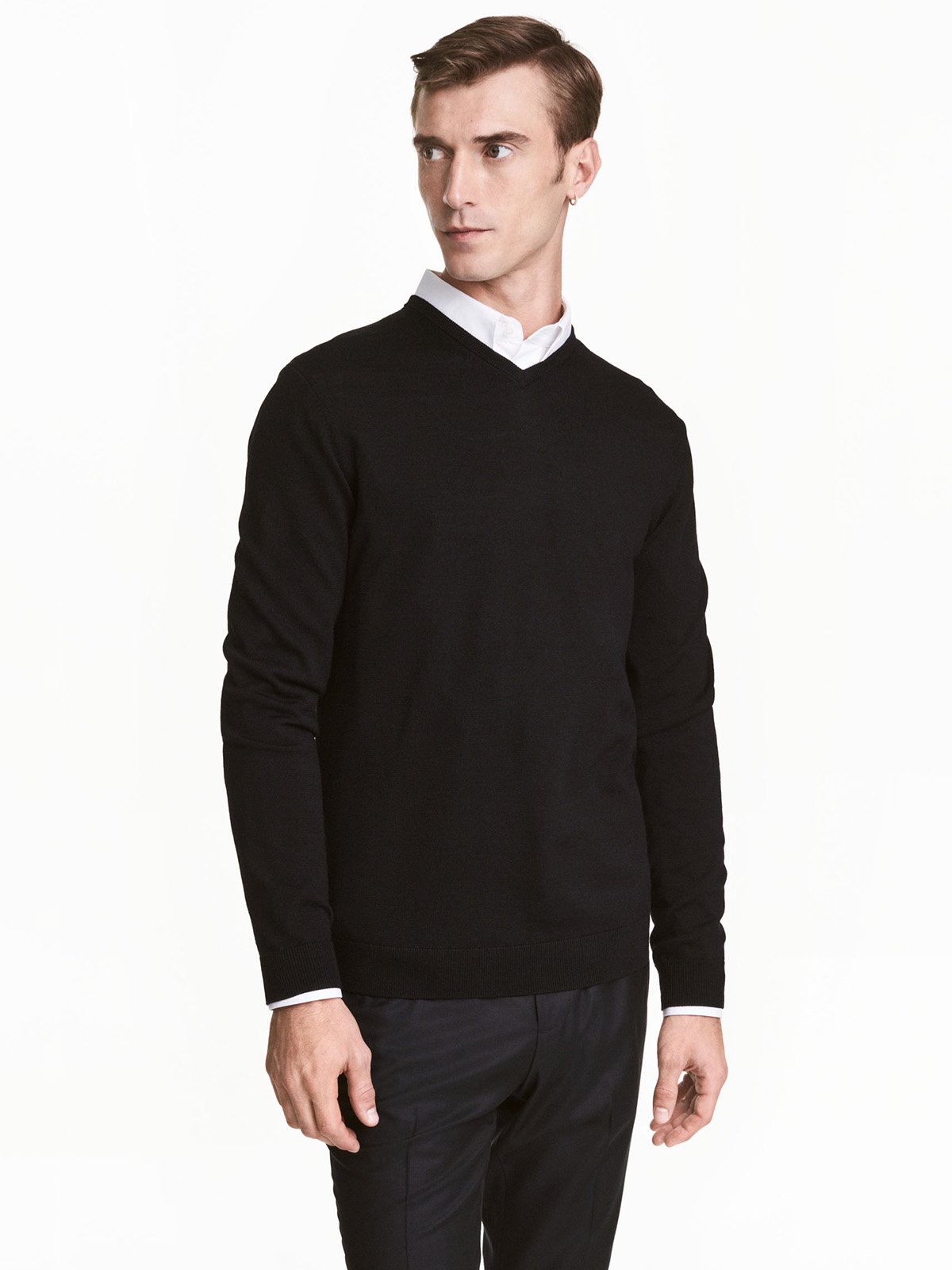 Пуловер чорний | 3086716