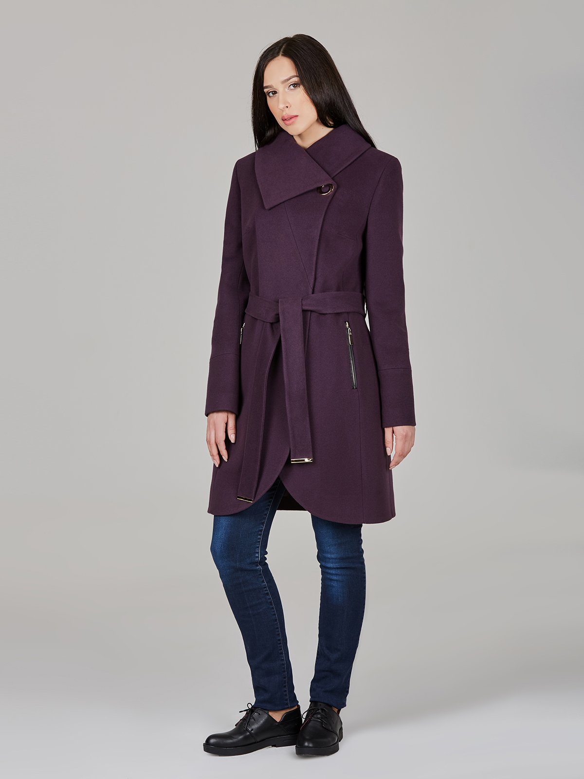 Пальто фиолетовое | 2652571
