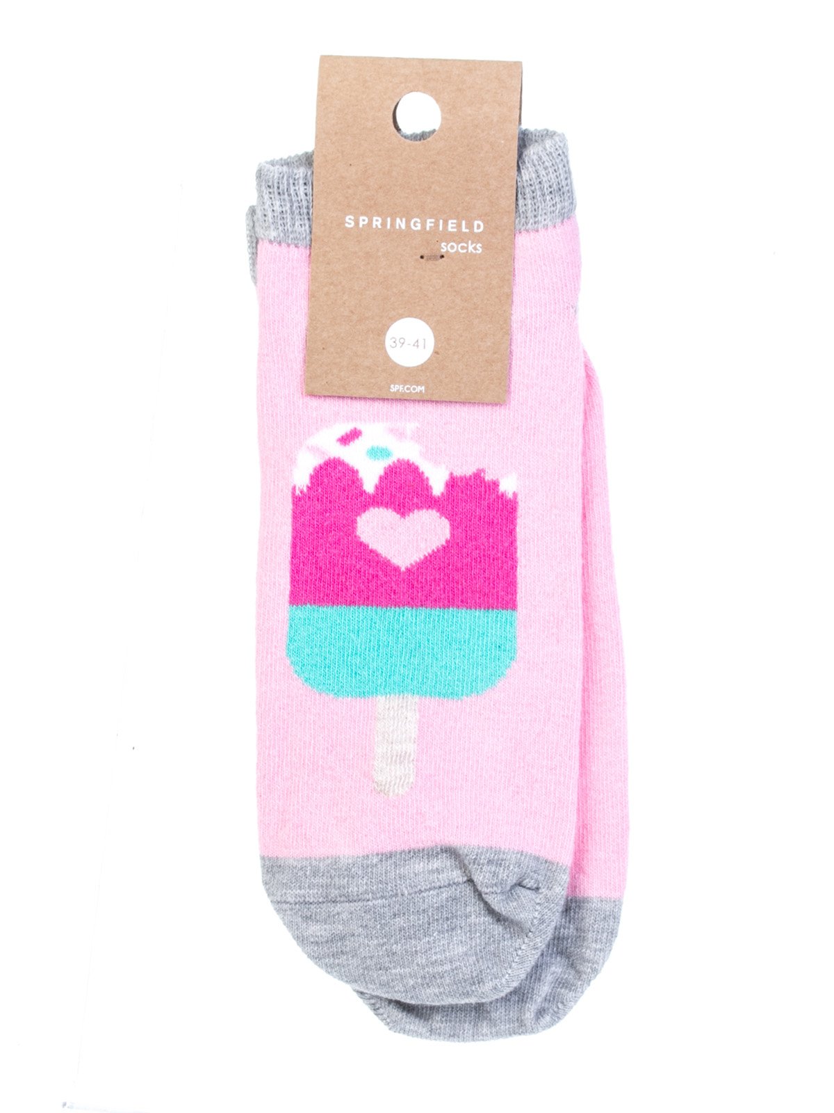 Шкарпетки рожеві з малюнком | 3010249