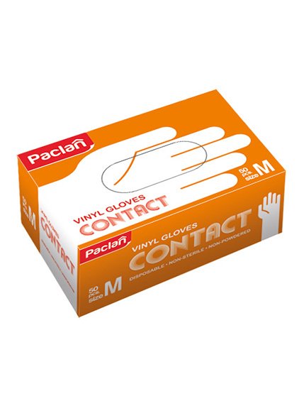 Перчатки виниловые Paclan M (50 шт.) | 3167135