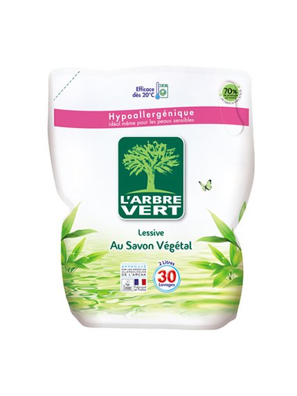 Средство для стирки L'Arbre Vert «Запасной блок — Растительное мыло» (2 л) | 3167202