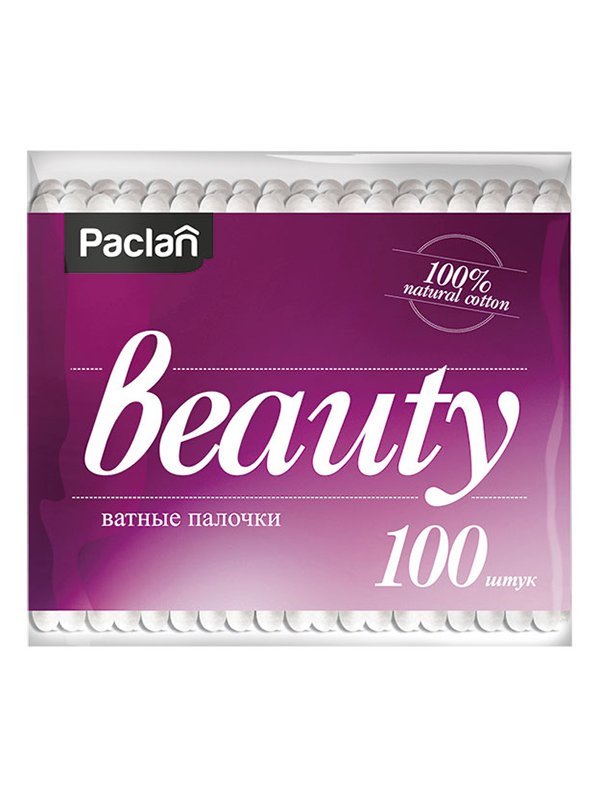 Палички ватні Paclan Beauty (100 шт.) | 3167118