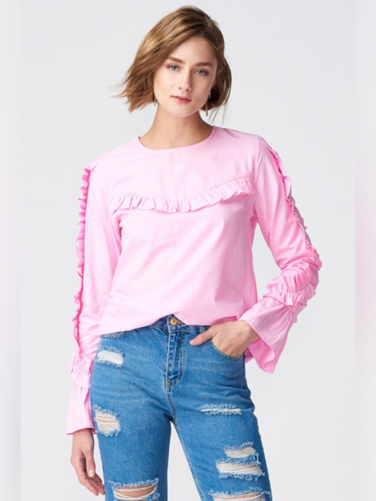 Блуза рожева | 3231826