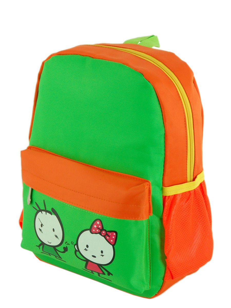 Рюкзак зелено-помаранчевий | 3201839
