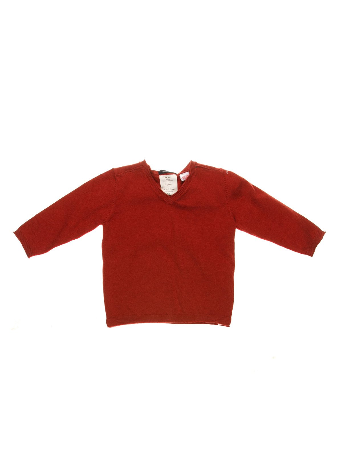 Пуловер кирпичного цвета | 3265674