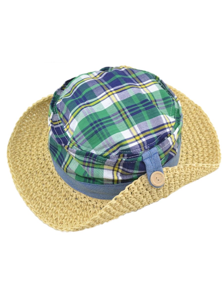 Шляпа комбинированной расцветки | 3352541