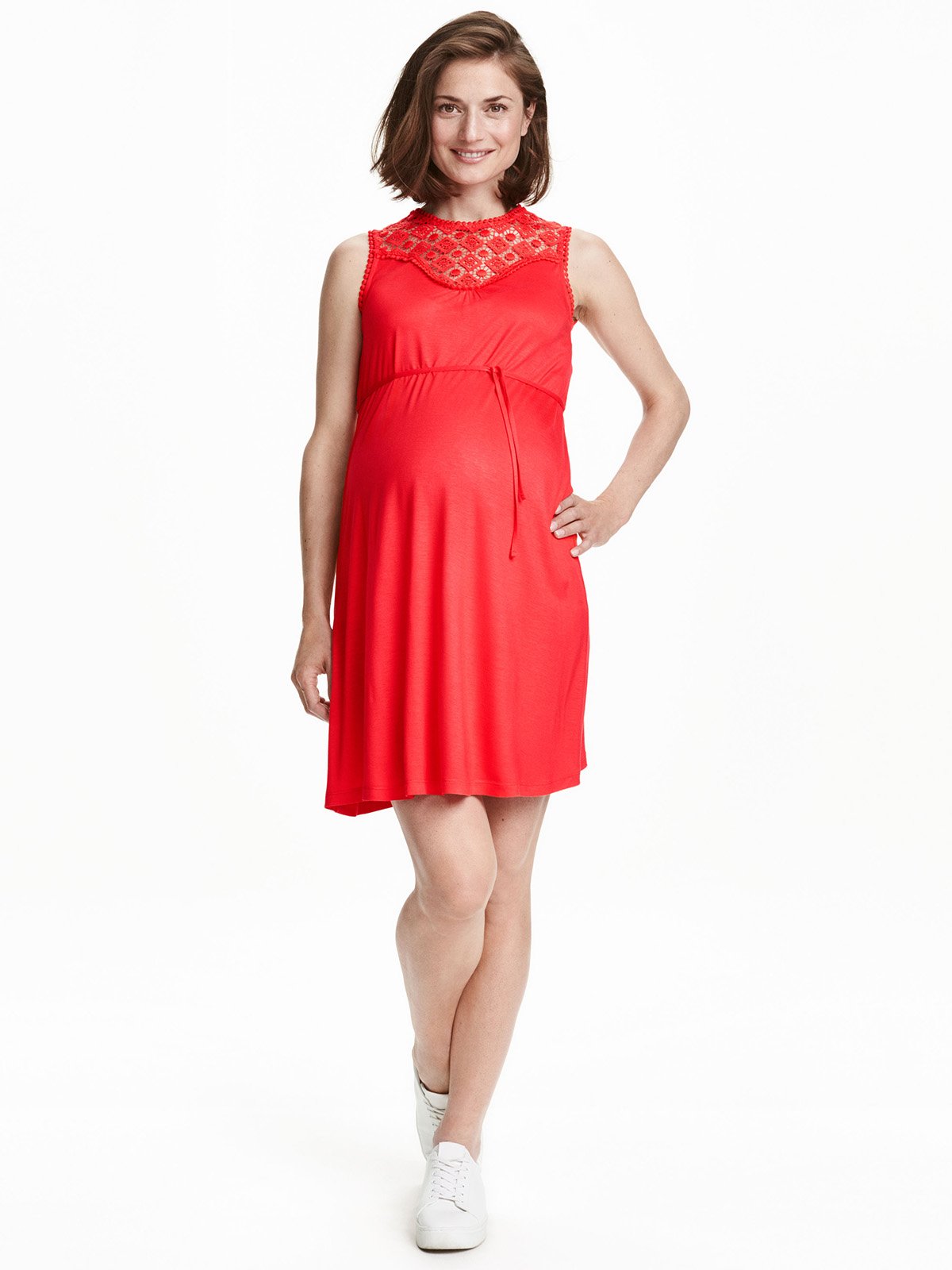 Сукня червона для вагітних | 3224896