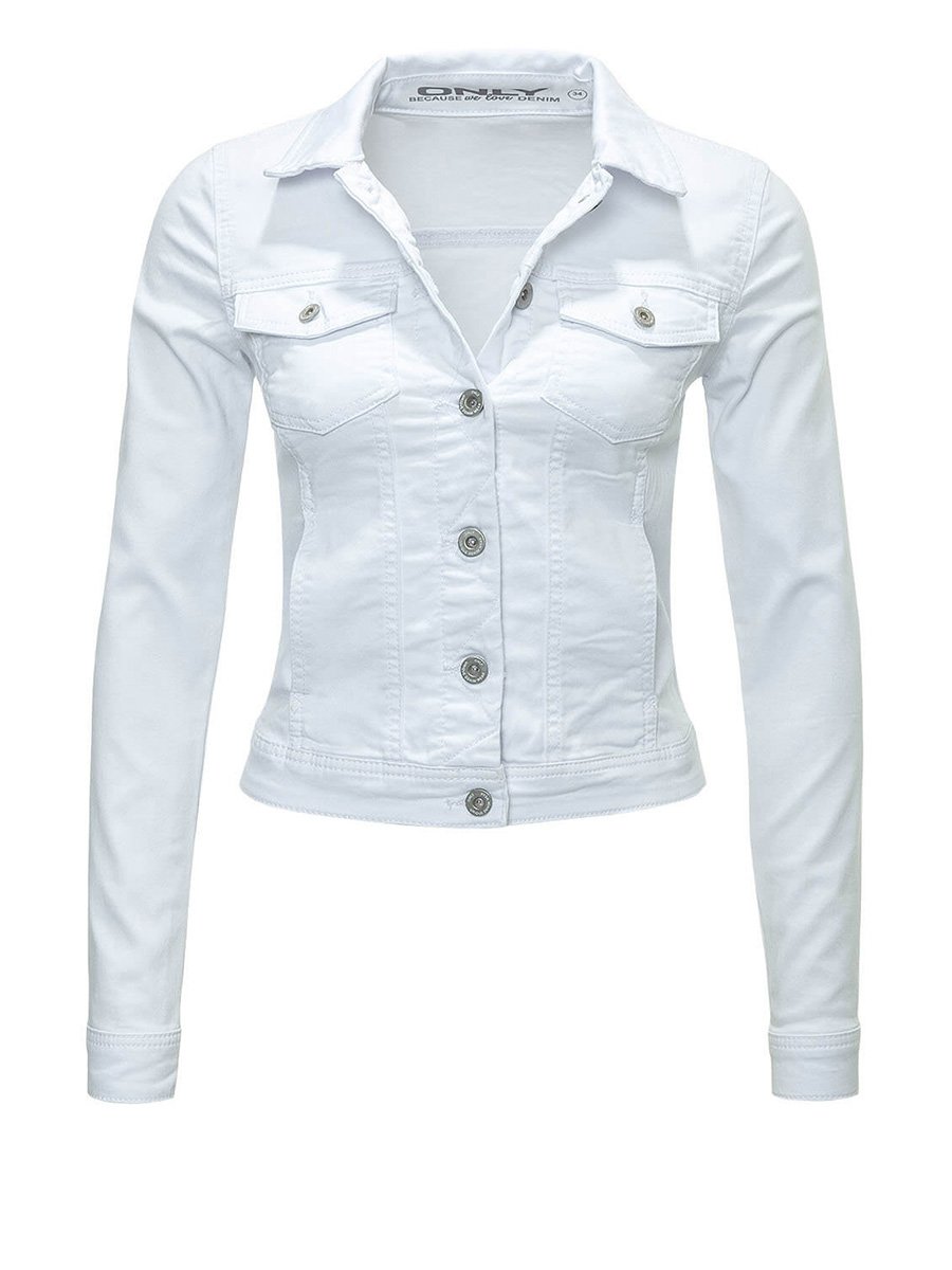 Куртка белая джинсовая | 3501861
