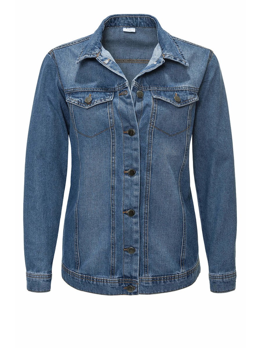 Куртка блакитна джинсова | 3501868
