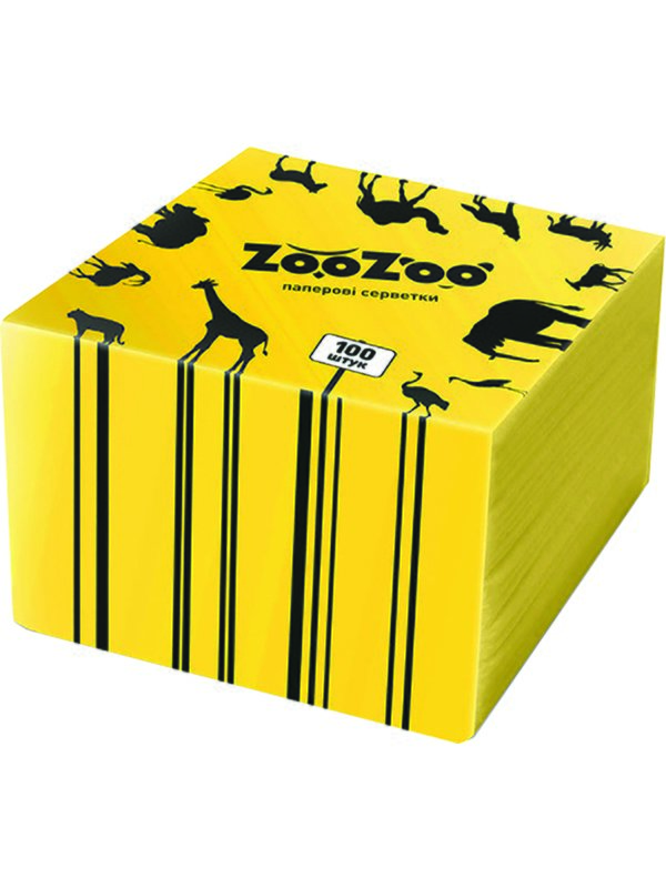 Серветки столові ZooZoo (100 шт.) | 3533400