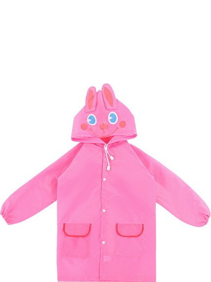 Дождевик детский Funny rain coat розовый | 3579929