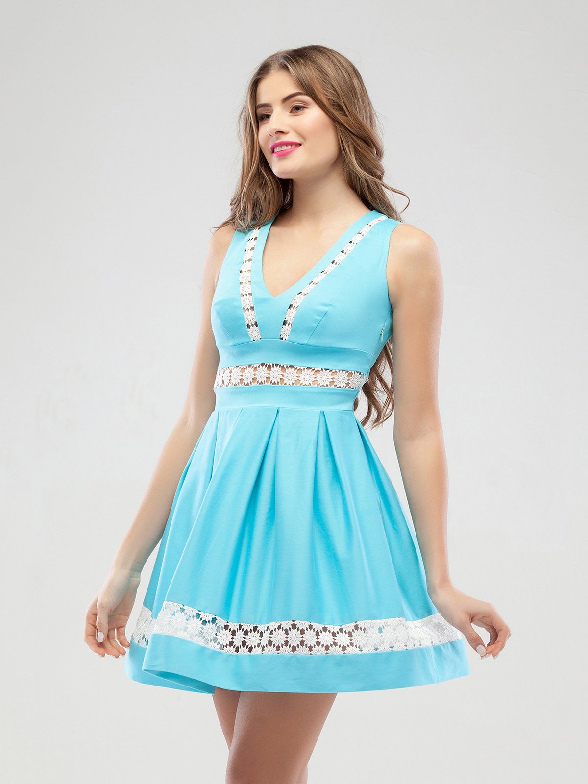 Платье голубое | 3287074