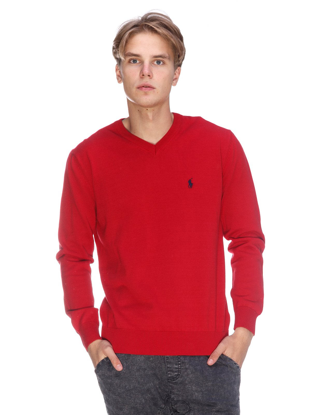 Пуловер червоний | 3636187