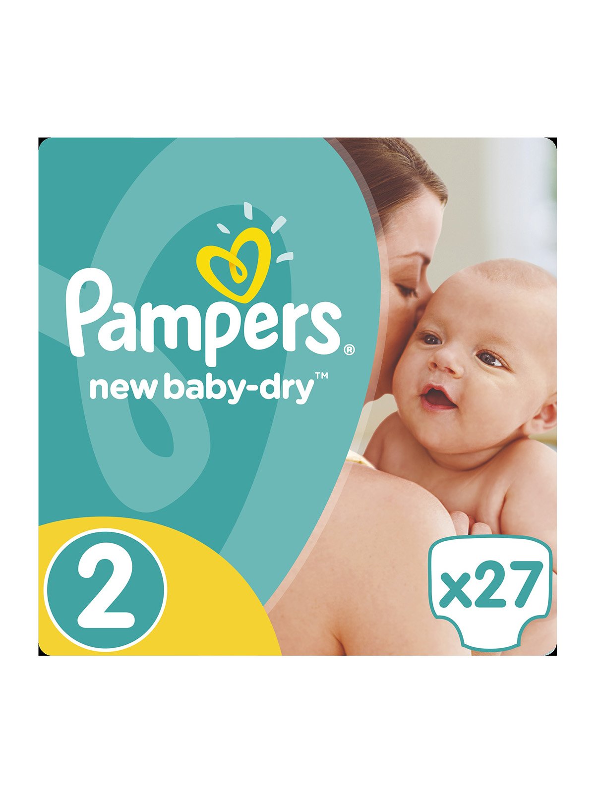 Подгузники New Baby-Dry - размер 2 (Mini) 3-6 кг (27 шт.) | 3670167