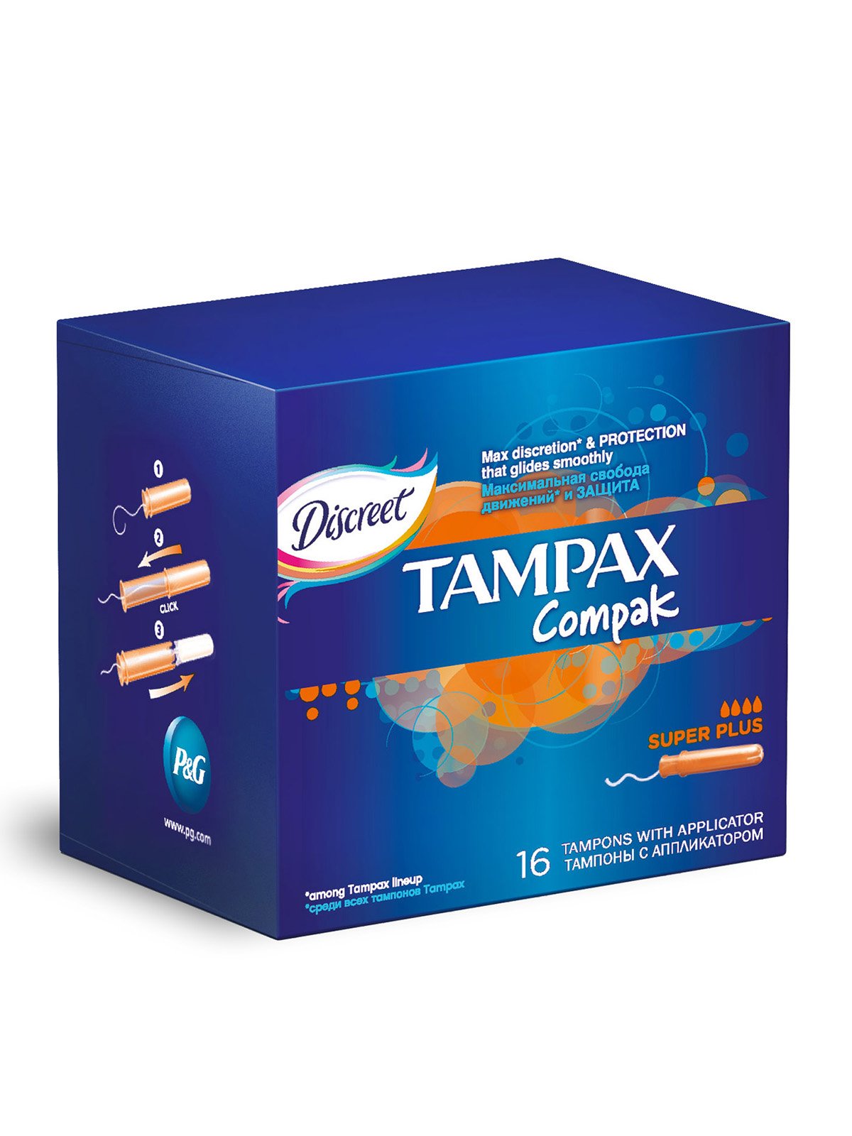 Тампоны Tampax Compak Super Plus с апликатором (16 шт.) | 3670290