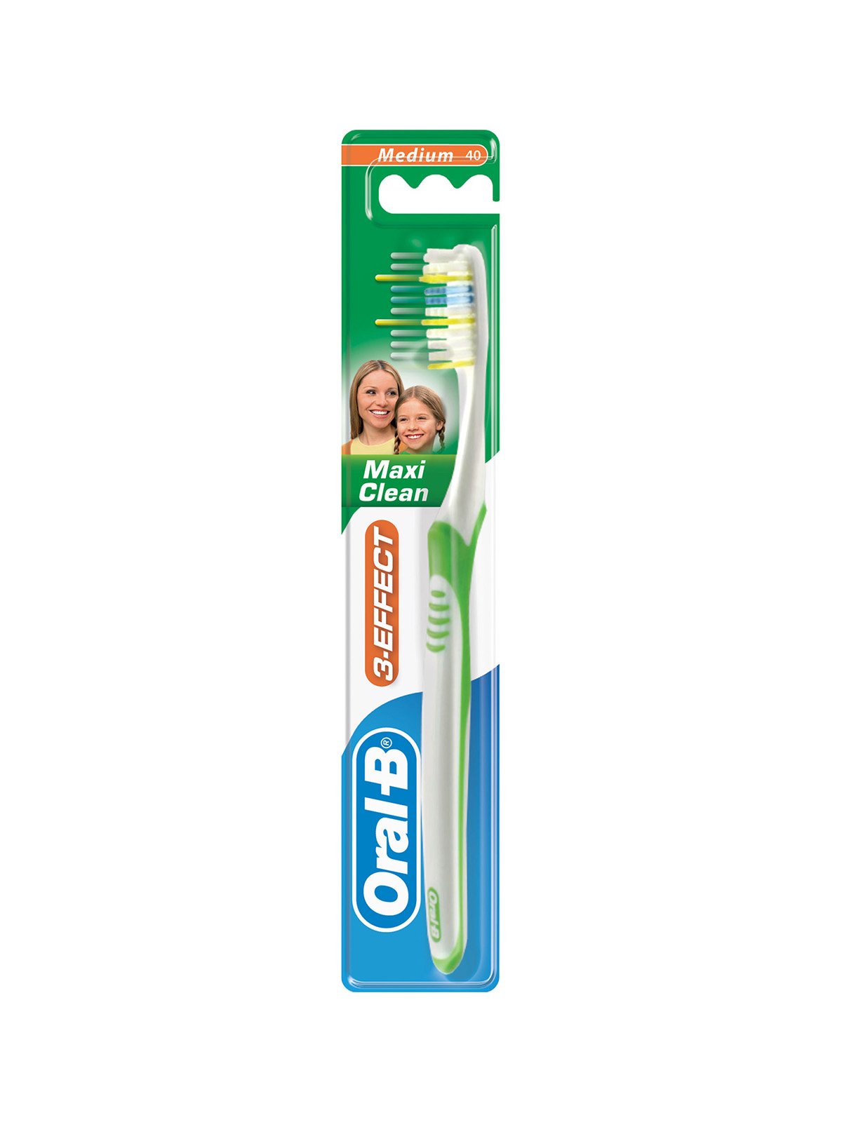 Зубная щетка 3-Эффект Maxi Clean — средняя (1 шт.) | 3670387