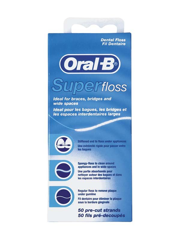 Зубна нитка Super Floss (50 м) | 3670416