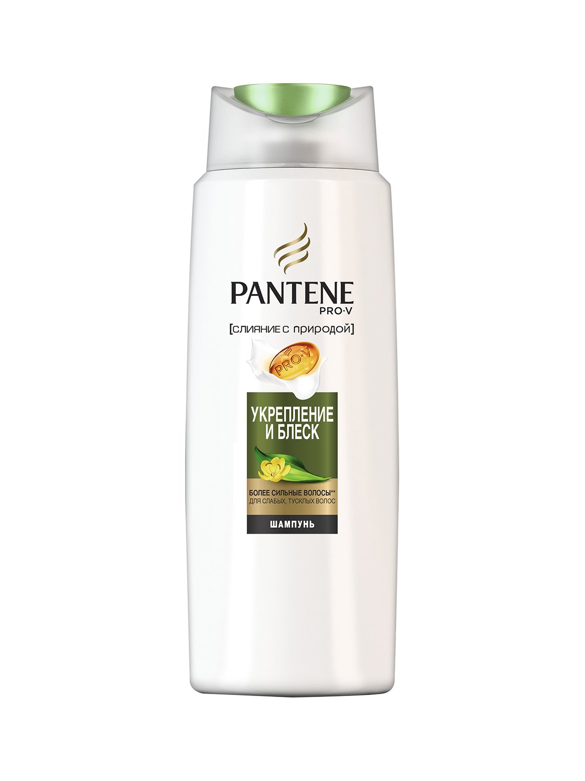 Шампунь для волосся Pantene Pro-V «Злиття з природою. Зміцнення та блиск» (600 мл) | 3670539