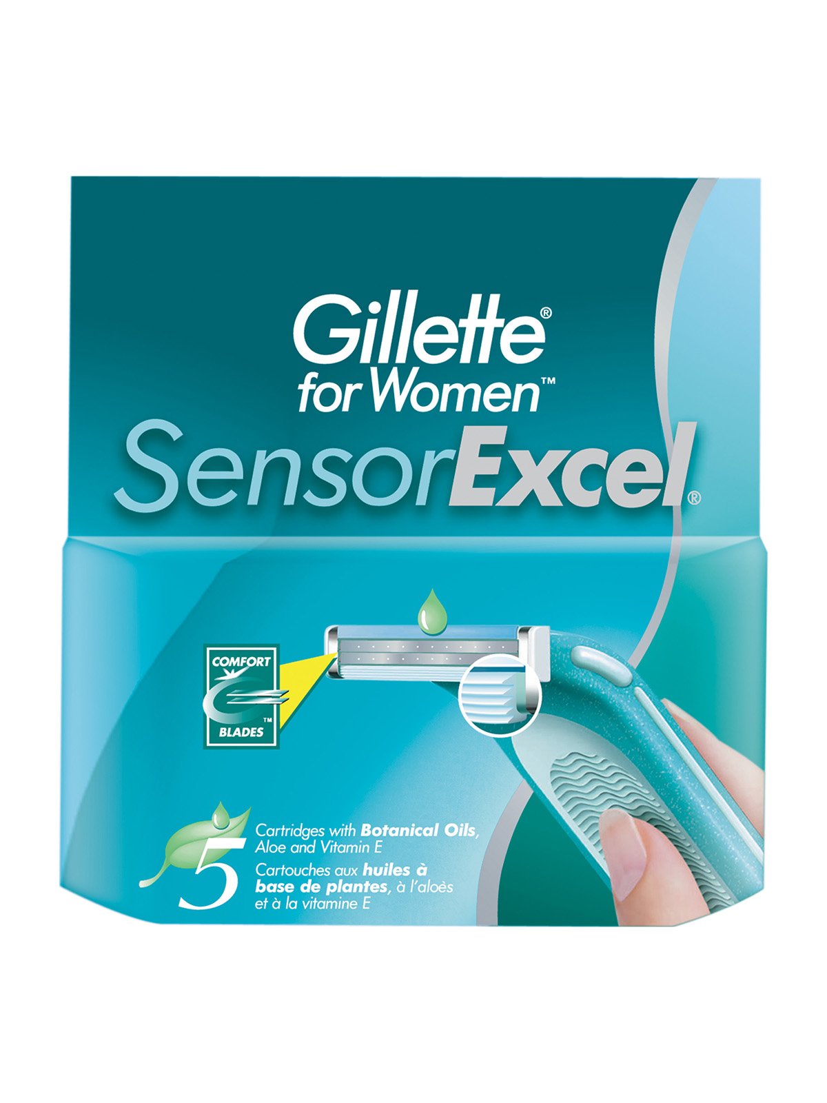 Змінні картриджі для жіночого гоління SENSOR Excel (5 шт.) | 3670860