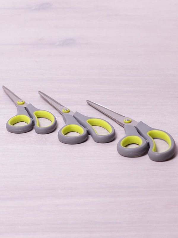 Набір ножиць універсальних з пластиковими ручками (19,2 см, 21,5 см, 24,5 см) | 3700101