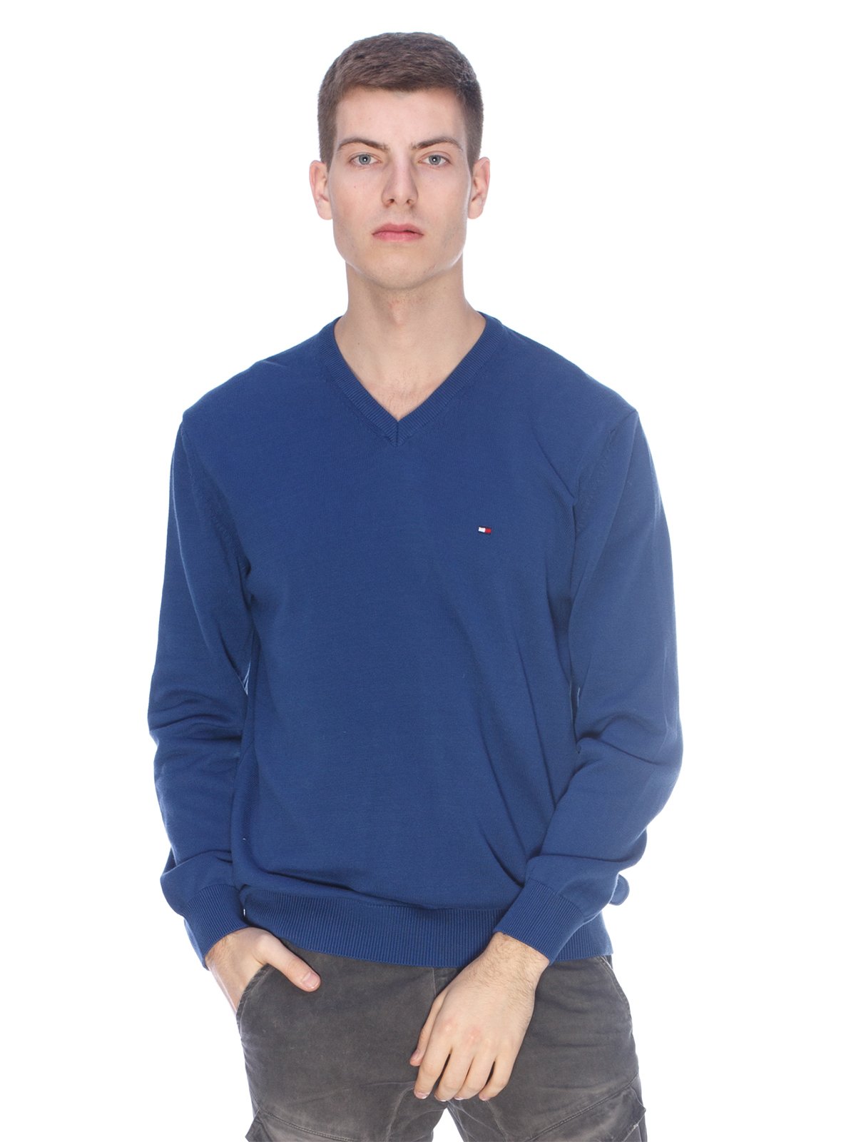 Пуловер синий | 3718069