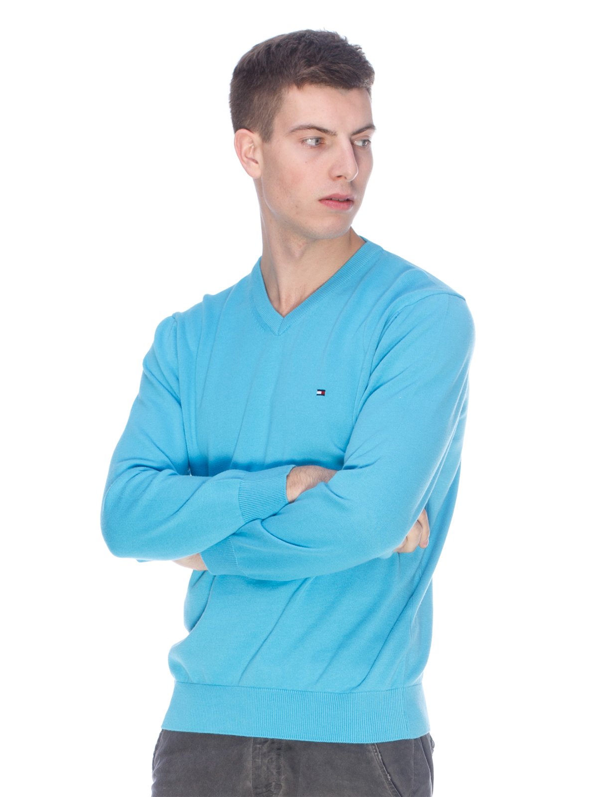 Пуловер блакитний | 3718070