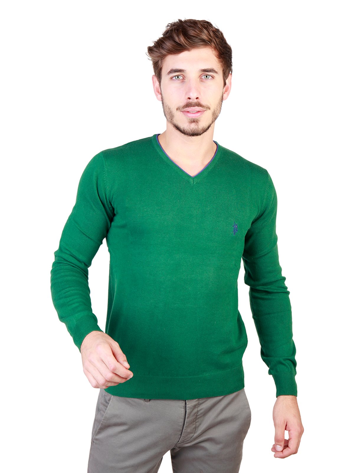 Пуловер зеленый | 3748726