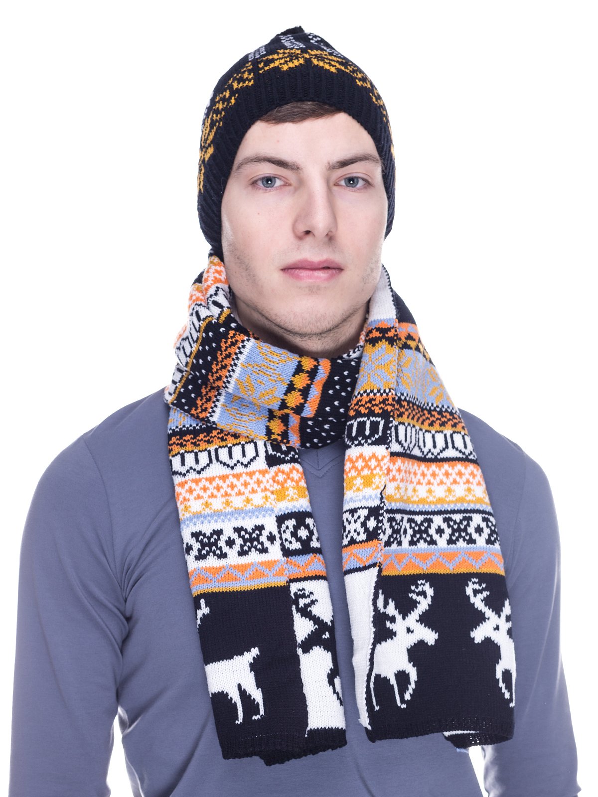 Комплект: шапка і шарф | 3735715