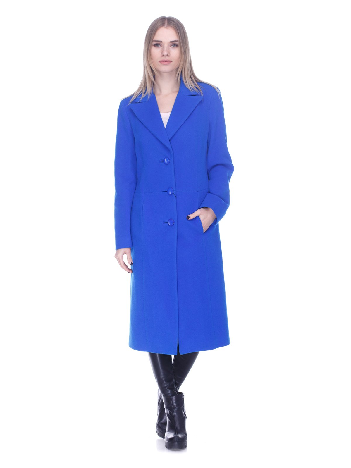 Пальто яскраво-синє | 3752129