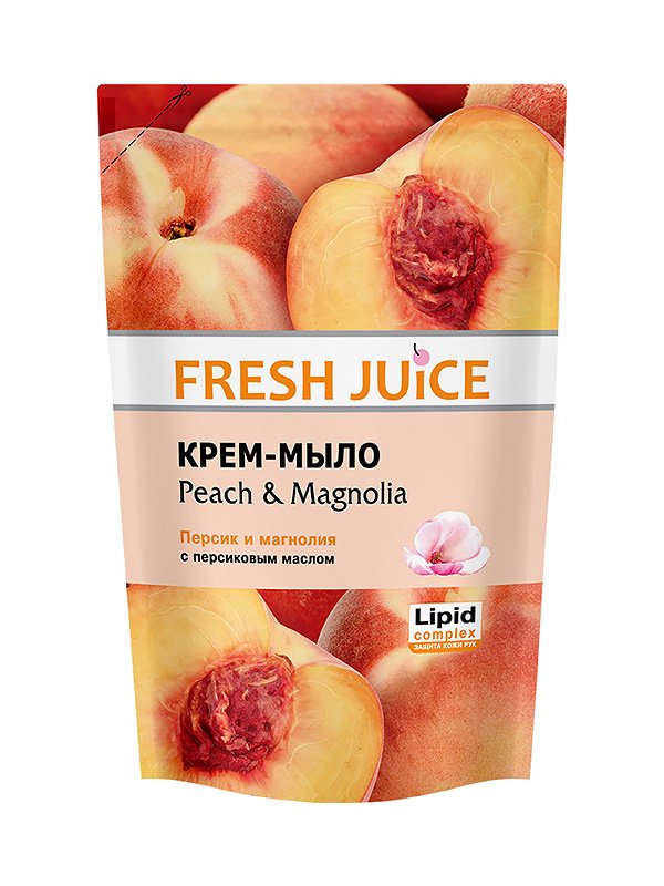 Крем-мило Peach&Magnolia (460 мл) — дой-пак | 1963655