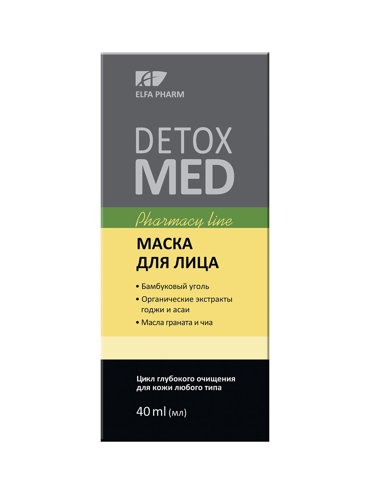 Маска для лица Detox Med (40 мл) | 2956766