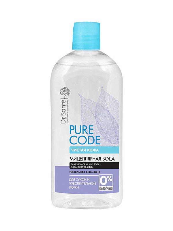 Мицеллярная вода Pure Cоde для чувствительной и сухой кожи (500 мл) | 3746584