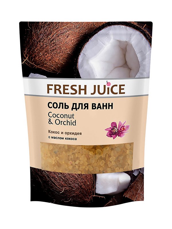 Сіль для ванн Coconut & Orchid (500 мл) — дой-пак | 3746650