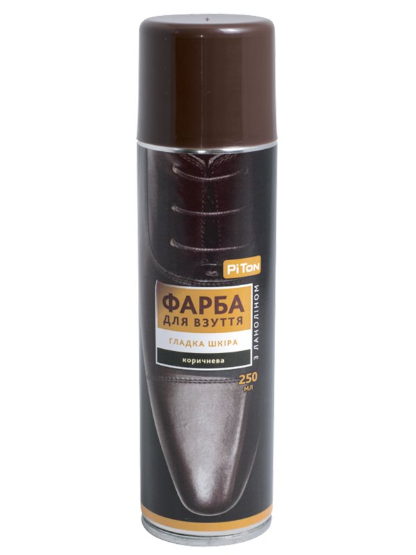 Фарба-аерозоль для гладкої шкіри — коричнева (250 мл) | 3779968