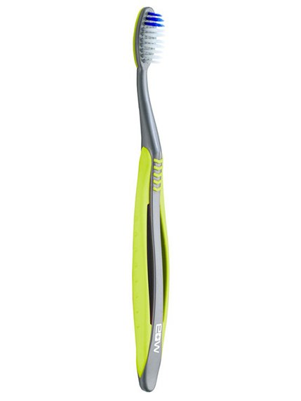Зубная щетка мягкая акупрессурная со щетиной Konex® - желтая | 3839538