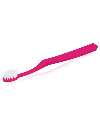 Зубная щетка-флосс мягкая со щетиной Konex® — розовая | 3839544