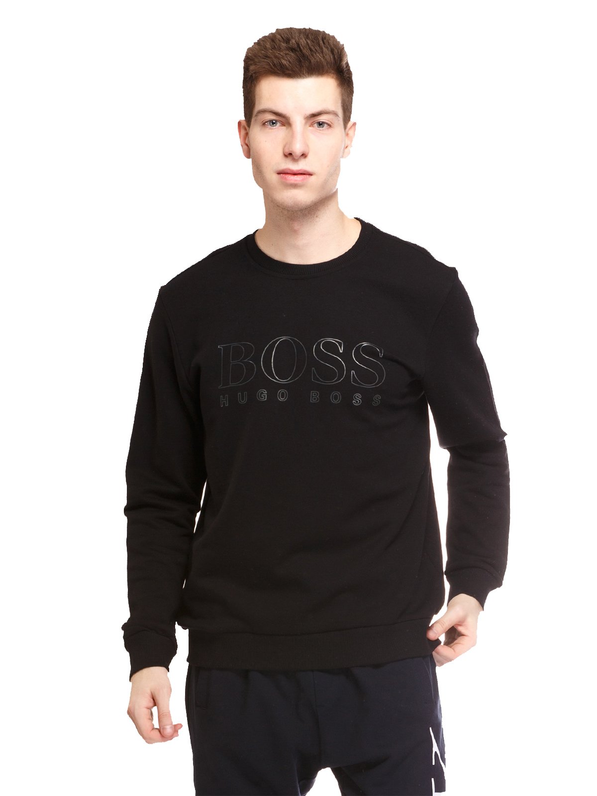 Свитшот черный — HUGO BOSS, акция действует до 19 июня 2018 года |  LeBoutique — Коллекция брендовых вещей от HUGO BOSS — 3830718