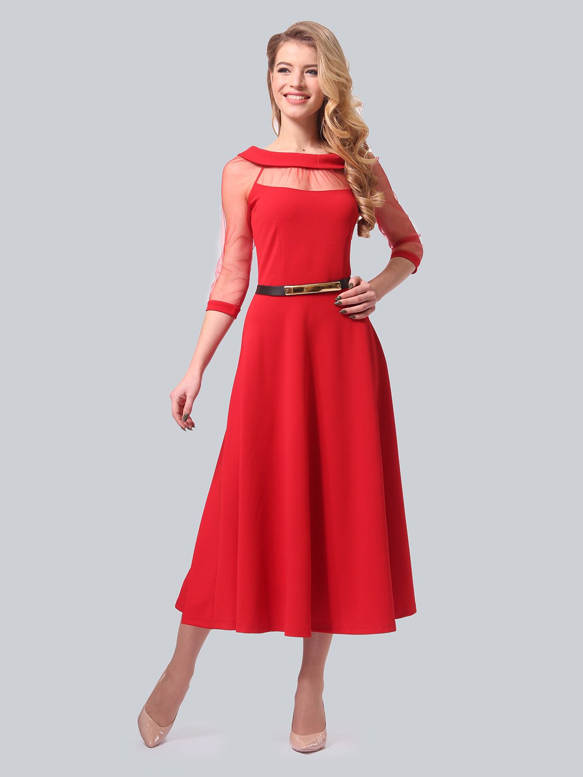 Платье красное | 3879715