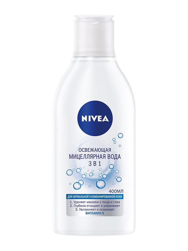 Мицеллярная вода 3в1 «Освежающая» для нормальной и комбинированной кожи (400 мл) | 3933871