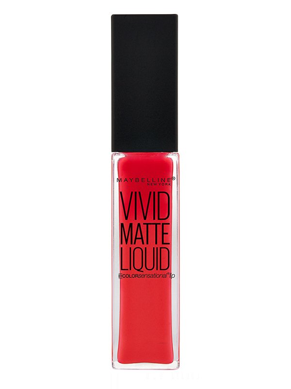 Блиск для губ Maybelline New York Color Sensational Vivid Matte № 20 - рожевий корал (8 мл) | 3956170
