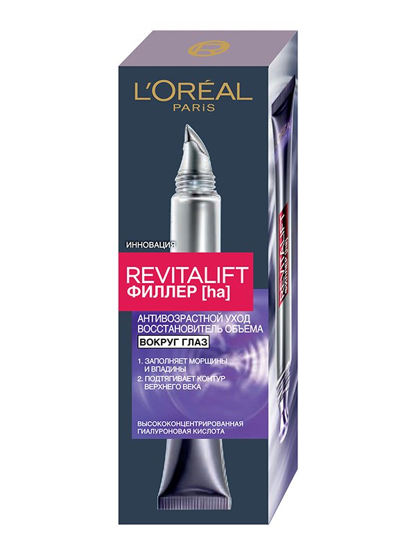 Крем для глаз L’Oréal Paris Skin Expert Revitalift Филлер [ha] - уход для всех типов кожи (15 мл) | 3956179