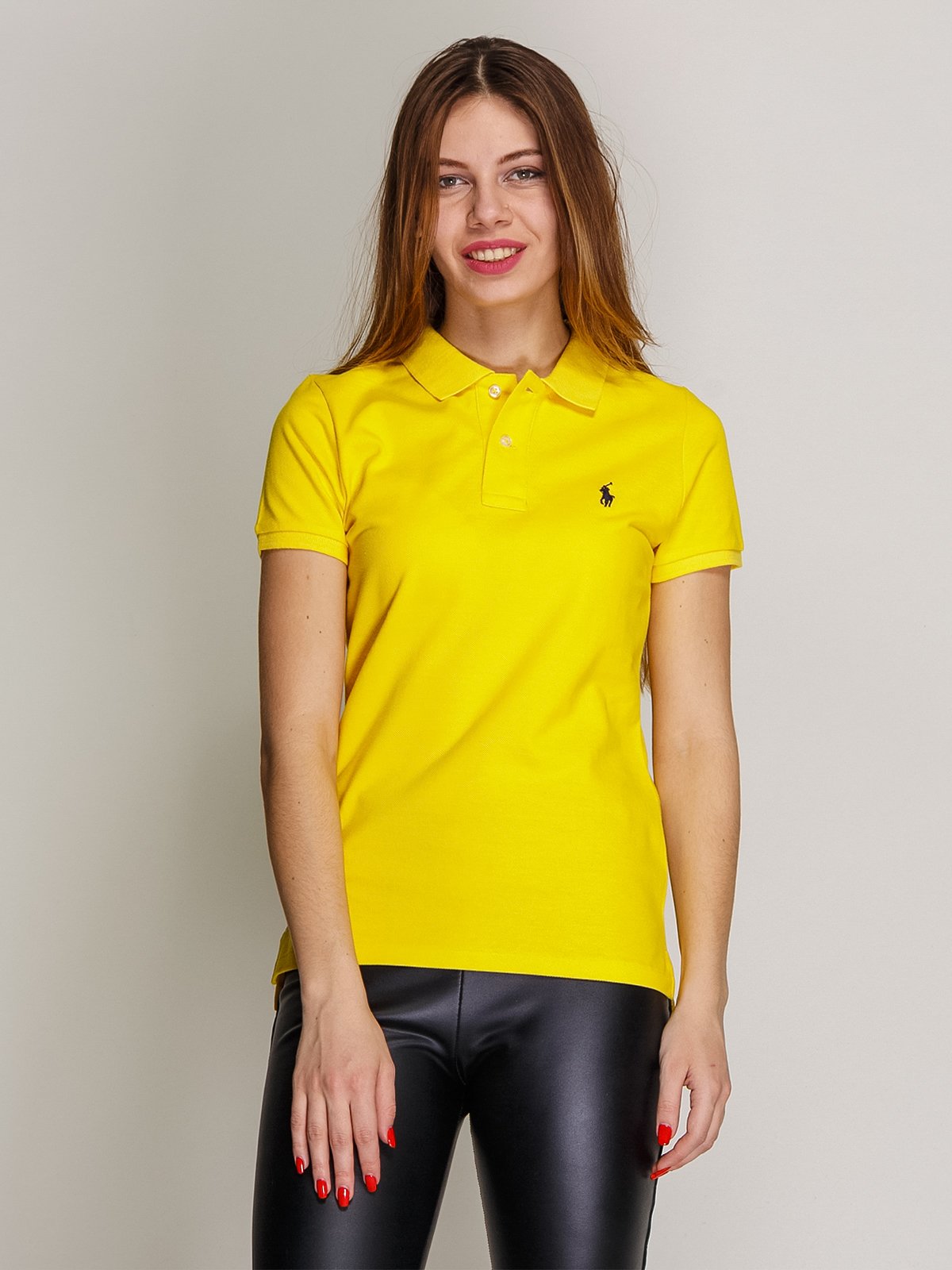 Желтая женская футболка