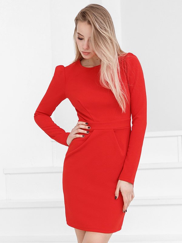 Платье красное | 3993993