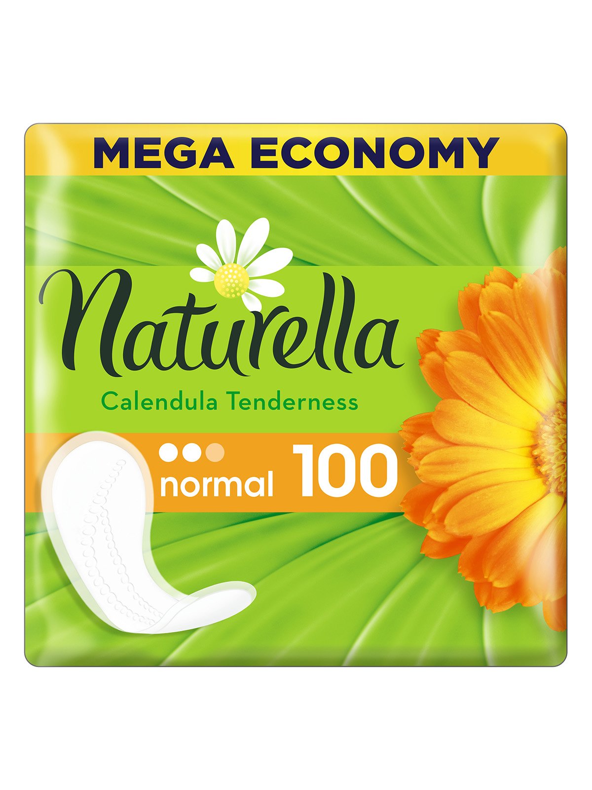 Прокладки щоденні гігієнічні Naturella «М'якість календули» Normal (100 шт) | 4007301