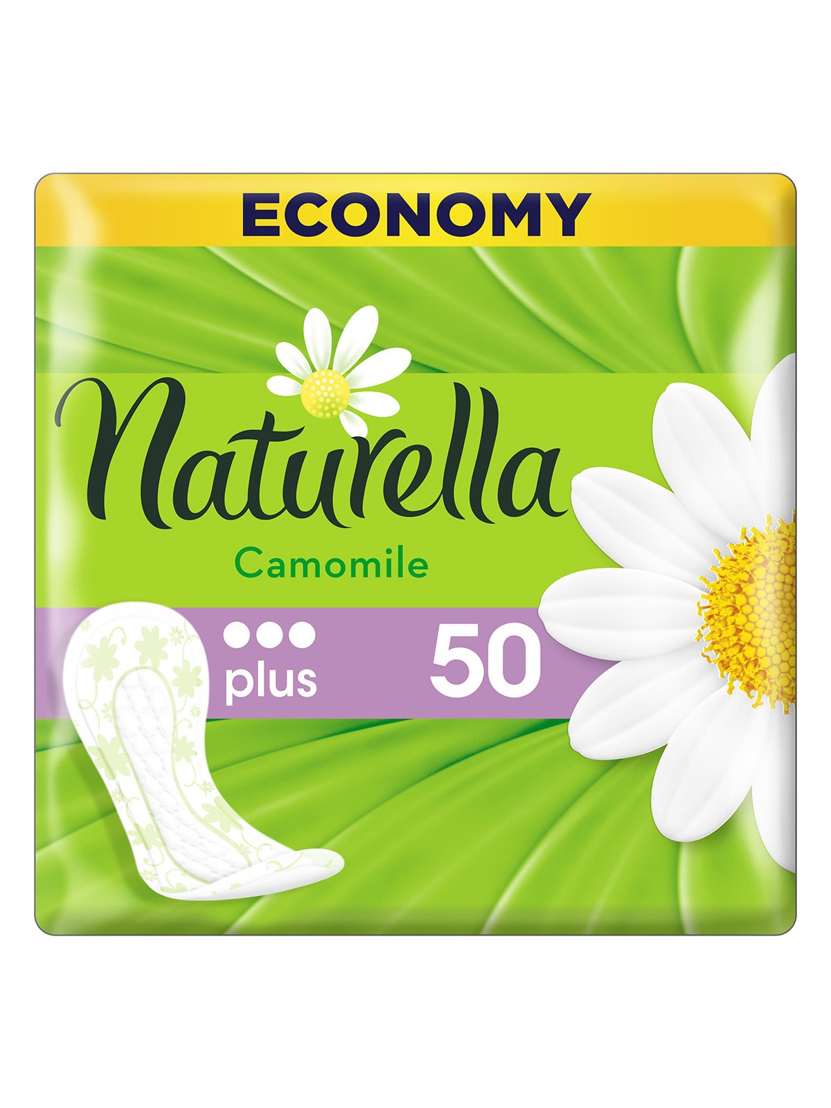 Прокладки щоденні гігієнічні Naturella Camomile Plus (50 шт.) | 4007302