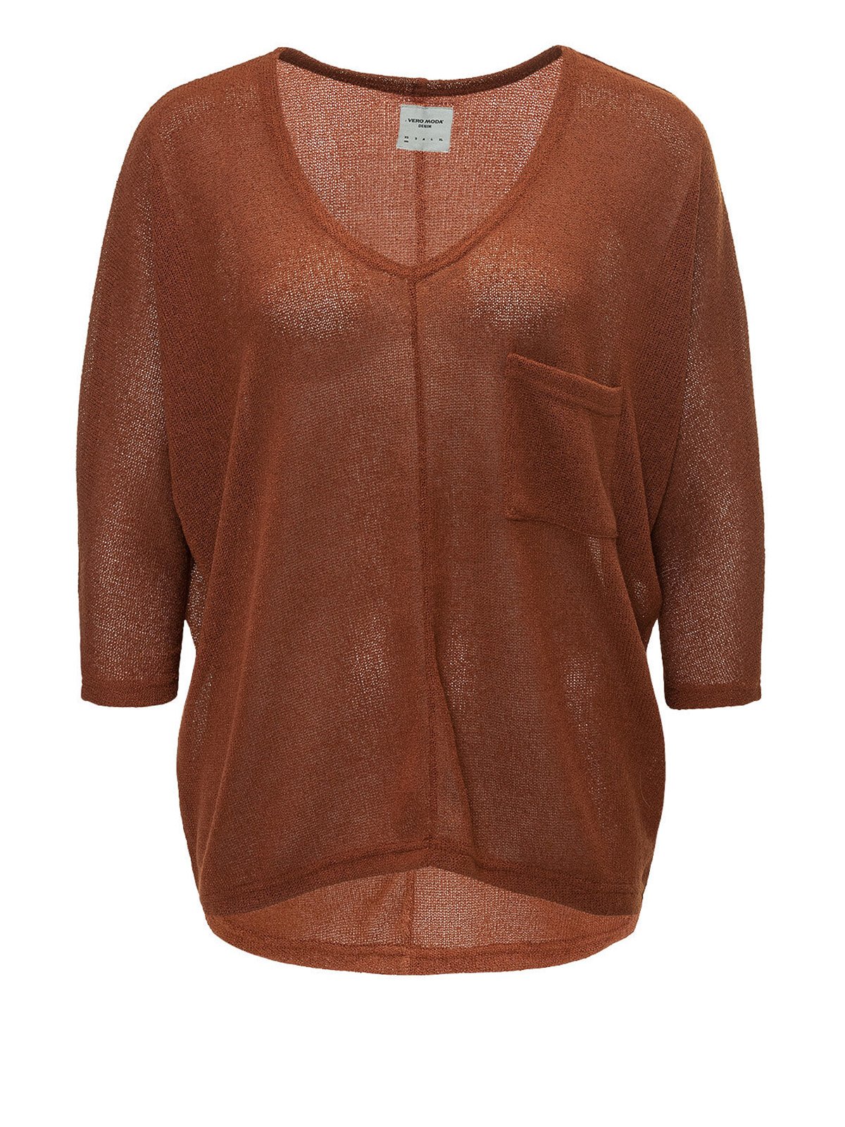 Пуловер коричневый | 4013237