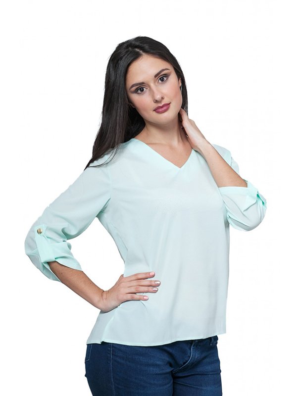 Блуза мятного цвета | 2194950
