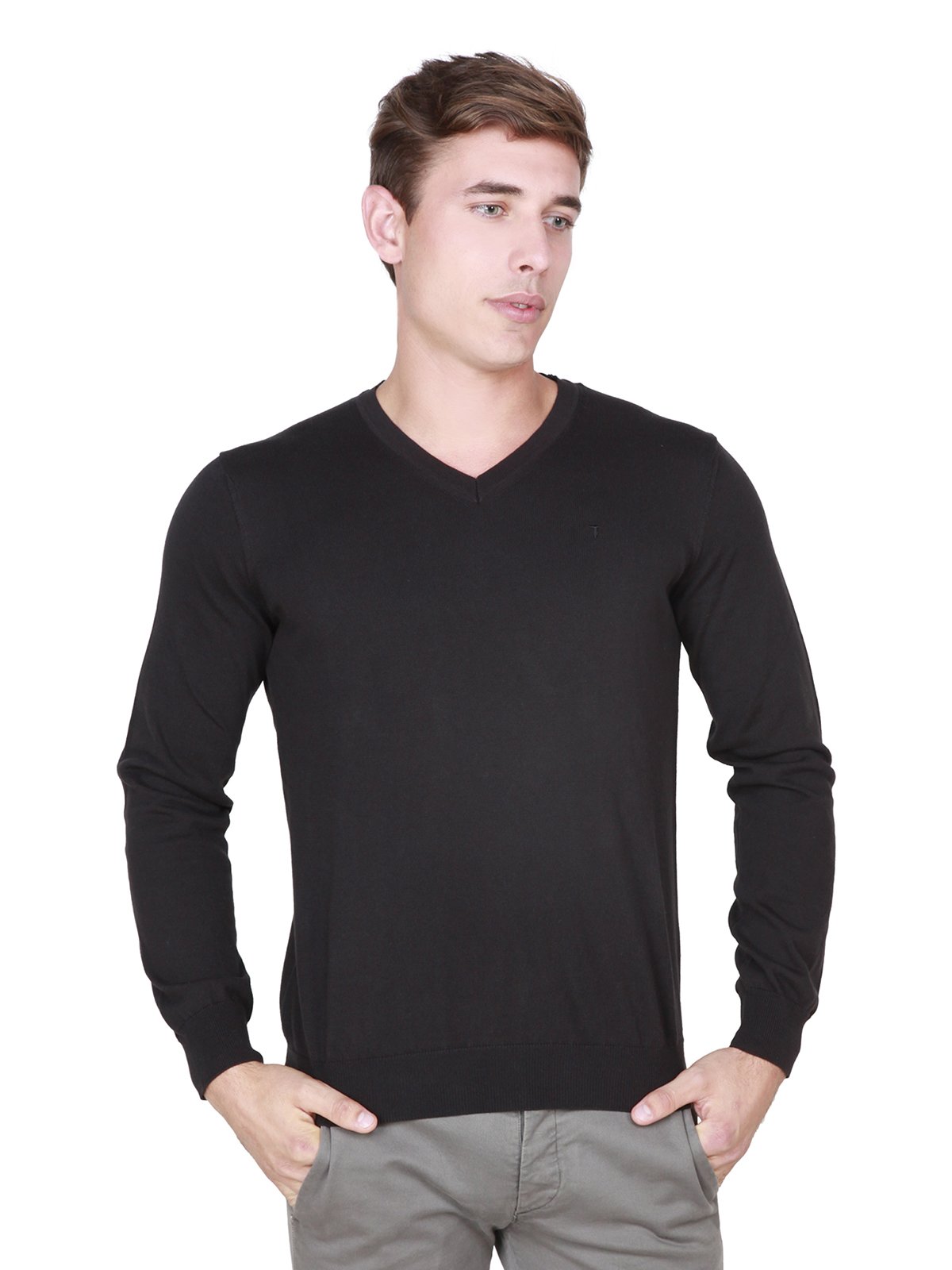 Пуловер черный | 4011410