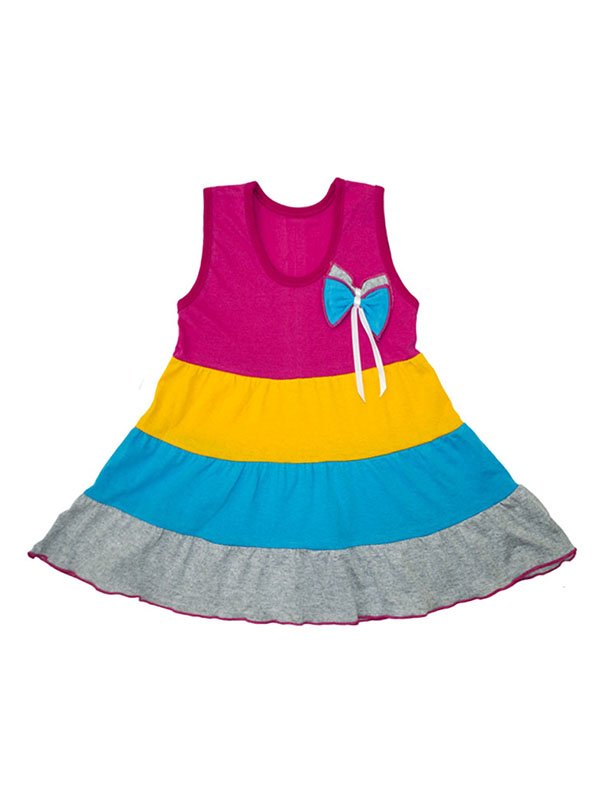 Платье комбинированной расцветки | 4043526